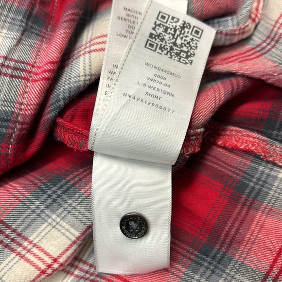 True Religion Women’s Western Plaid Flannel Shirt. Sz M - Picture 7 of 13